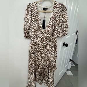 Midi wrap dress